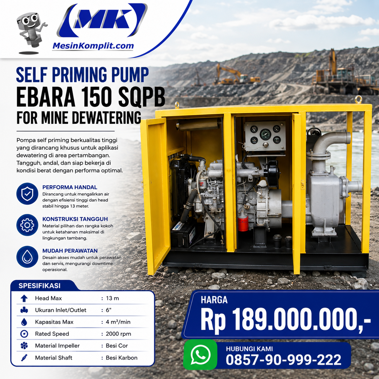 Pompa Tambang Self P...